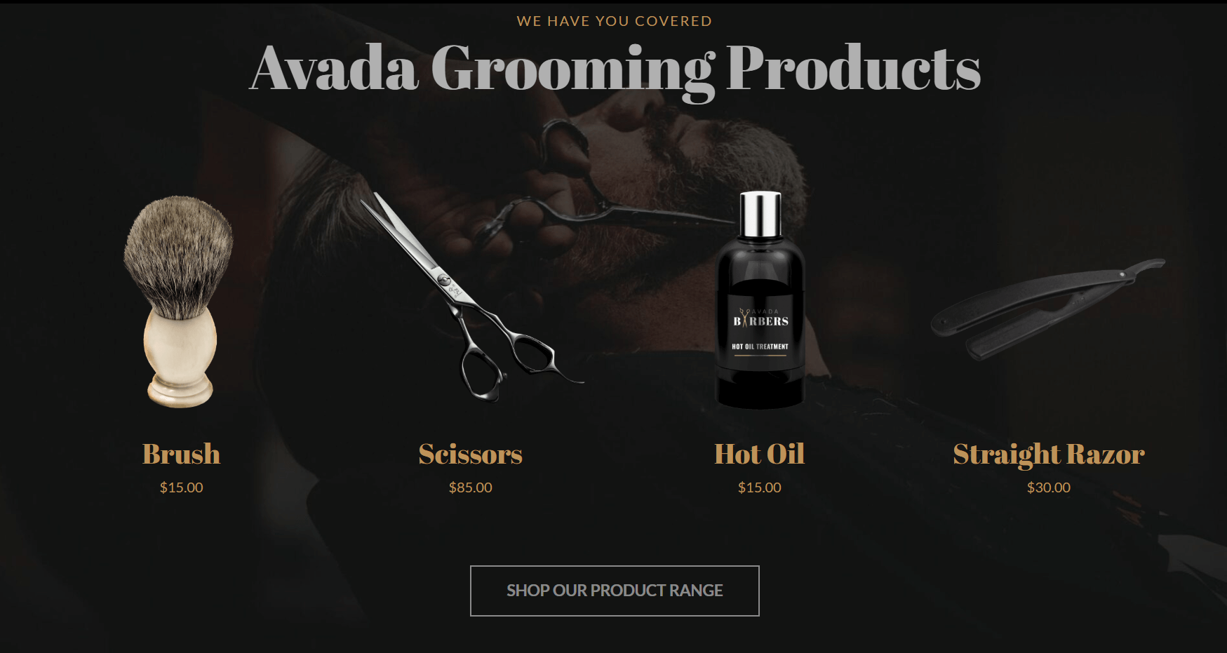 Барбершоп для мужского груминга с услугами