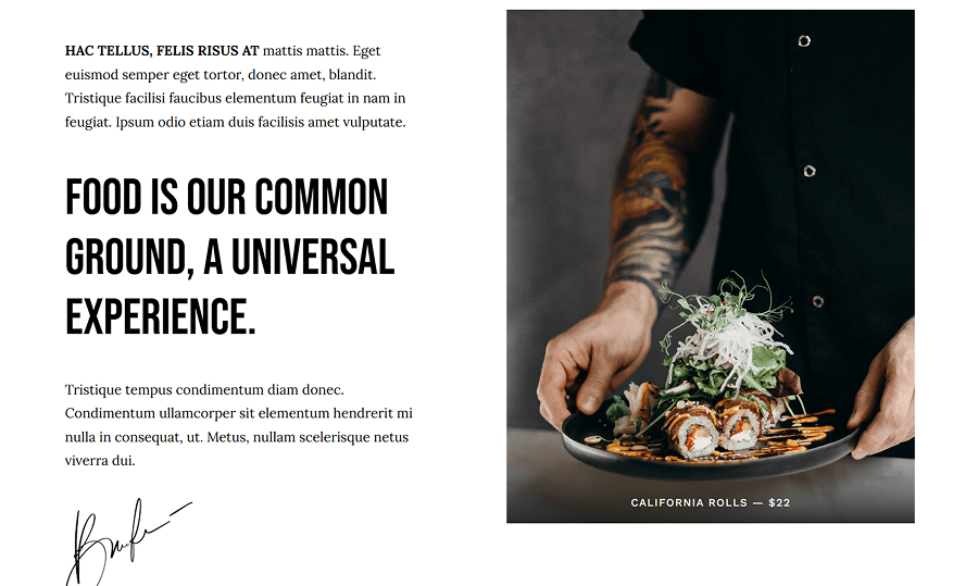 Ресторан fine dining